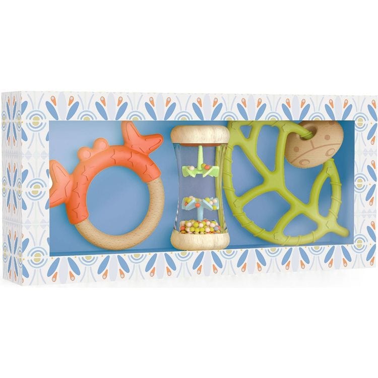 Baby-White-BabySet-2-Teethers-and-Rattle-Infants-24297166110807
