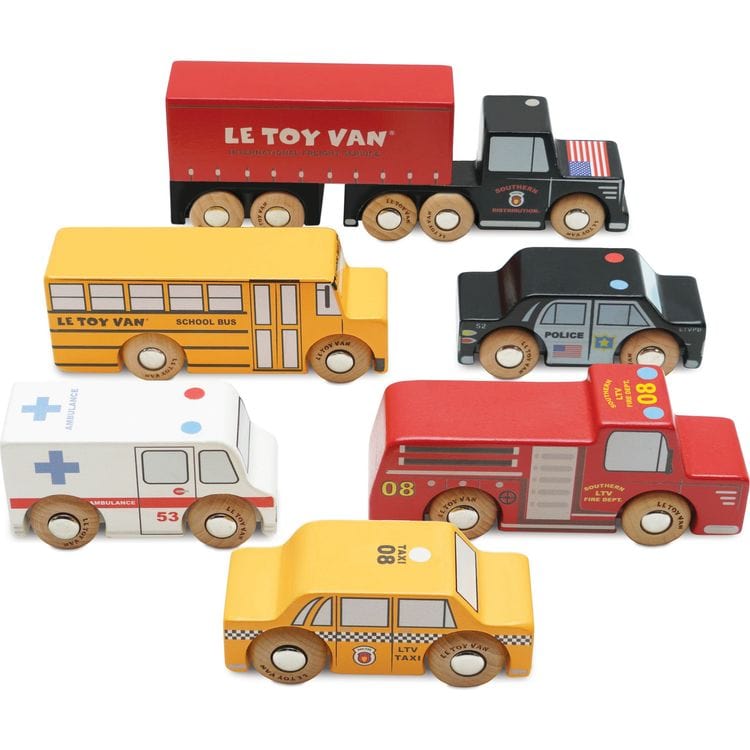 New-York-Wood-Toy-Car-Set-7-Piece-Preschool-23990740418647
